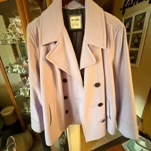 Old Navy Women's Light Purple Peacoat